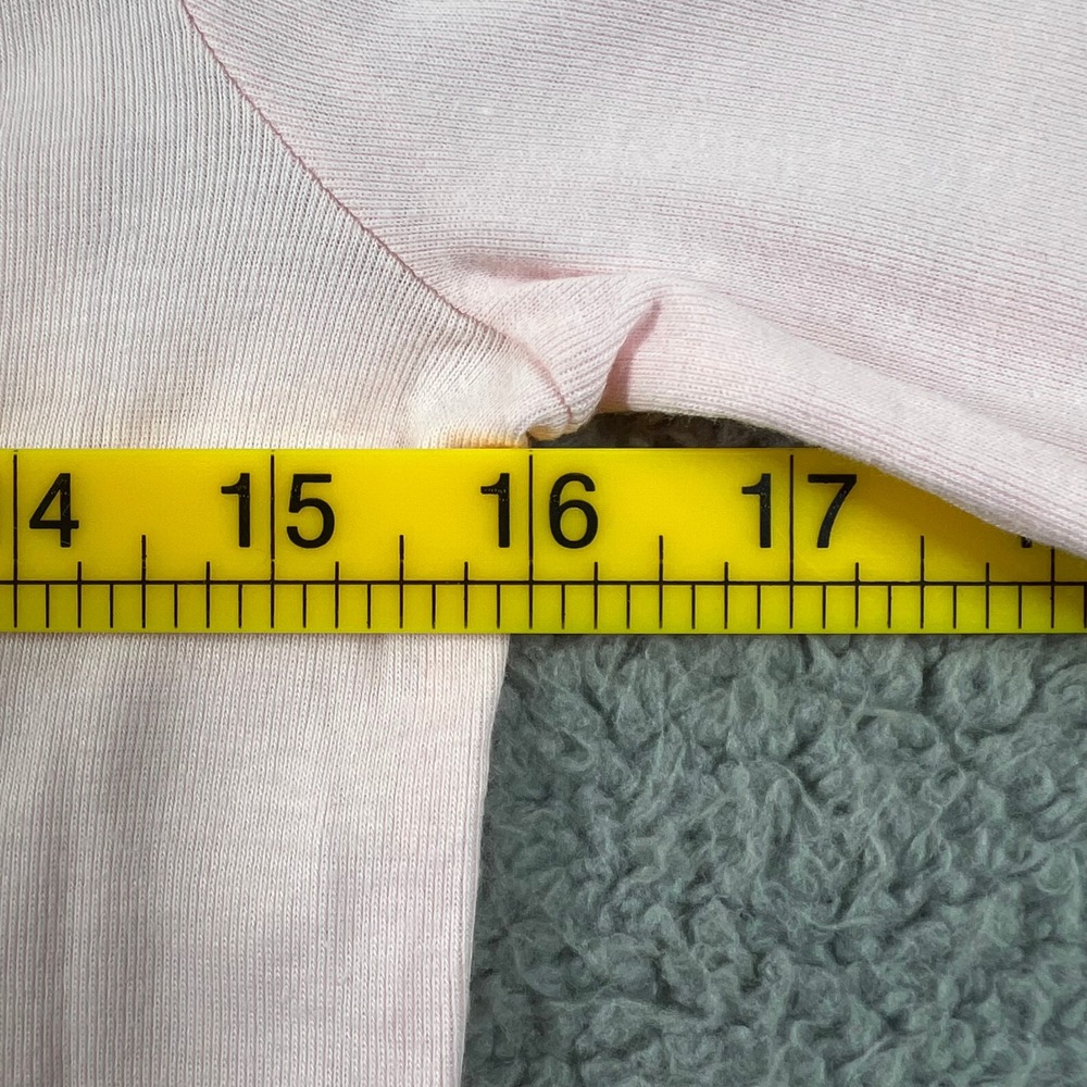 Lacoste Women's V-Neck Long Sleeve T-Shirt Light Pink US Size M (EU/6) VTG NWT - Picture 7 of 10